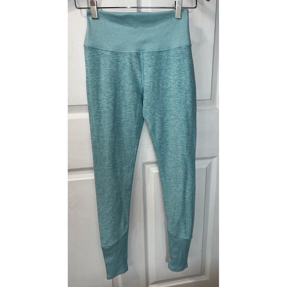 Alo Yoga High Waist Alosoft Lounge Legging Women's Small Blue Fitness Gym Active